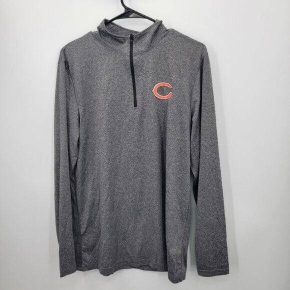 NFL Team Apparel Chicago Bears Half Zip Pull Over Medium - Picture 6 of 6